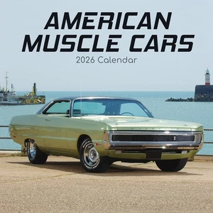 AMERICAN MUSCLE CARS - CALENDARIO DE PARED 2026 - NUEVO - 227007 - Imagen 1 de 2