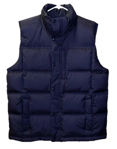 New L.L. Bean Pertex Quantum Downtek Puffer Vest Men L TALL Blue Water Repellent - Picture 1 of 19