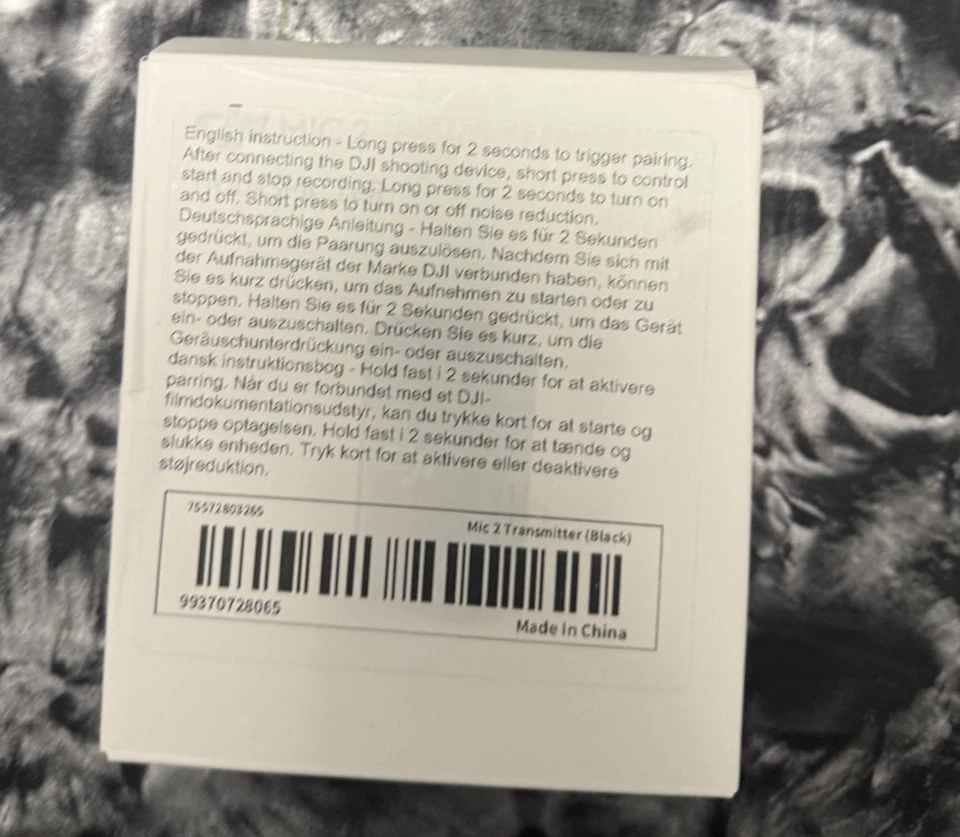 DJI Mic 2 Transmitter - Shadow Black