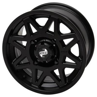 4/156 Tusk Tintic Wheel 14x7 4.0 + 3.0 Matte Black For Polaris Scrambler XP 850 — 第 1/4 张图片