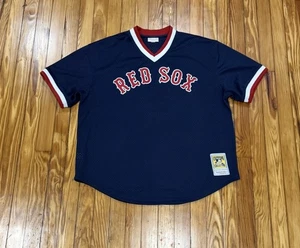 Mitchell & Ness 1990 Boston Red Sox Ted Williams Batting Jersey Size 52 XXL - Picture 1 of 7