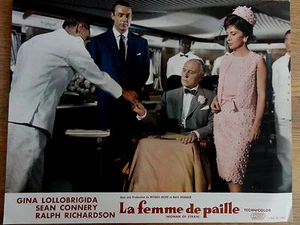 Aushangfoto DIE STROHPUPPE Gina Lollobrigida Sean Connery - Imagen 1 de 1