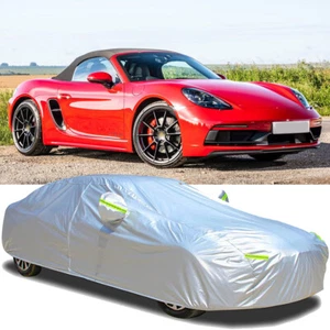 For Porsche Boxster Cayman Full Car Cover Outdoor Sun Rain Dust Water Resistant - Picture 1 of 7