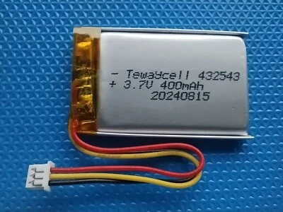 Akku Lipo 400mAh 3.7V  Stecker PH 1.25  3Pin 432543 - Bild 1 von 3