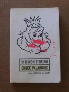 SIGNED - INVISIBLE MONSTERS  by Chuck Palahniuk -  1st PB 1999 - fight club - Picture 1 of 4