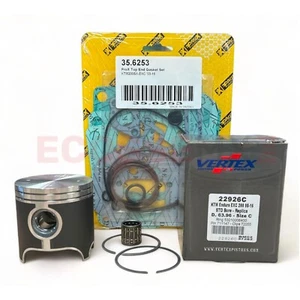 KTM EXC200 VERTEX TOP END PISTON KIT BEARING PROX GASKETS SIZE C 63.96 2003-2016 - Picture 1 of 8