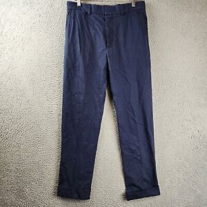 POLO RALPH LAUREN Slim-leg Stretch Chino Pants Men's 30/30 Navy Button Zipped