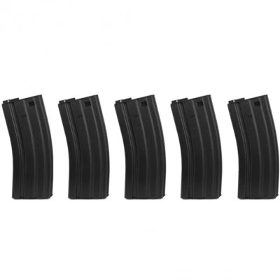 Cargador Lancer Tactical Full Metal 300rd LT-01 Hi-Cap Airsoft AEG negro 5pk Foto 1 de 4