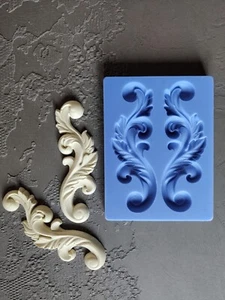 Vintage furniture elements silicone mold, furniture appliques - Picture 1 of 4