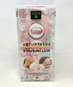 New Earth Therapeutics Anti Stress Microwaveable Hot Cool Sinus Pillow Pink BB21
