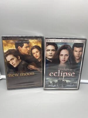 The Twilight Saga New Moon Deluxe+Eclipse Special Edition New Factory Sealed Lot Foto 1 de 4