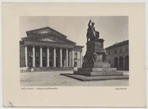 Original vint.1930s Munich National Theater by Max Baur, signed in the negative - Picture 1 of 2
