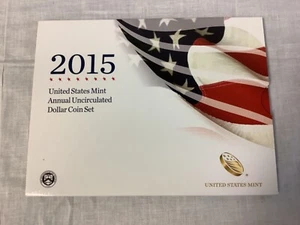 2015 U.S. Mint Annual Uncirculated Dollar Coin Set OGP COA SKU:CPC3855 - Picture 1 of 3