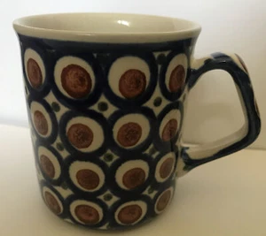 Boleslawiec Polish Pottery Coffee Cup Mug Made in Poland - S2 - Picture 1 of 3