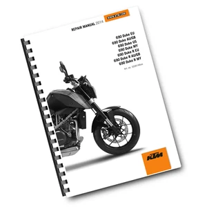 KTM 2014 - 690 DUKE R - WORKSHOP REPAIR SERVICE MANUAL - Picture 1 of 5
