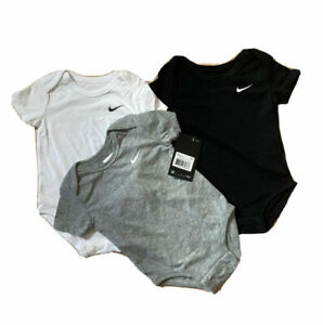 NWT NIKE Baby Boy 3-Pk or 5-Pk Assorted Bodysuits; Sizes 3 Months thru 24 Months