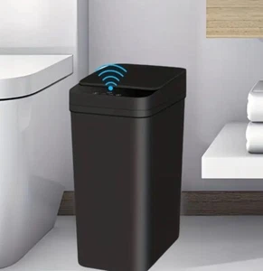Automatic Motion Sensor Trash Can - Black - Picture 1 of 4