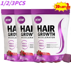 Force Factor Haarwachstumsbeschleuniger weiche Kausnacks, Haarwachstumsvitamine für Frauen - Bild 1 von 13