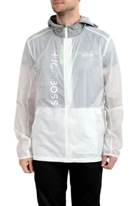 Hugo Boss "Jeret" Men's Full Zip Hooded Windbreaker Jacket US XL IT 54 - Picture 1 of 5