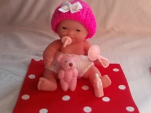 5 inch Berenguer Doll Clothes / Miniature Reborn Doll (doll not included) - Picture 1 of 5