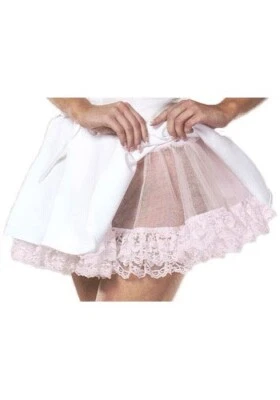Cinema Pink Tutu Lace Skirt Mini Petticoat Halloween Costume Women S/M 2-8 - Image 1 of 2