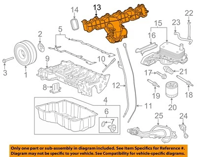 Colector de admisión de piezas de motor Ford OEM 15-19 Transit-150 CK4Z9424A Foto 1 de 2
