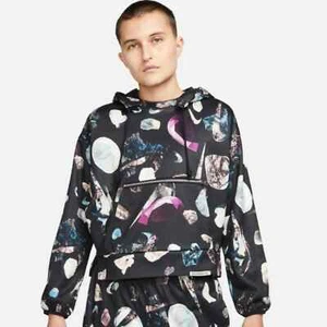 Nike Black Gemstone SI SSNL Cropped Hoodie XL Neu ohne Etikett - Bild 1 von 10