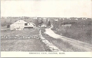 Lithograph Paxton MA Panoramic Town View early 1900s - Picture 1 of 2