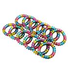 10 Pcs/Pack Elastic Candy Colored Telephone Line Hair Accessories