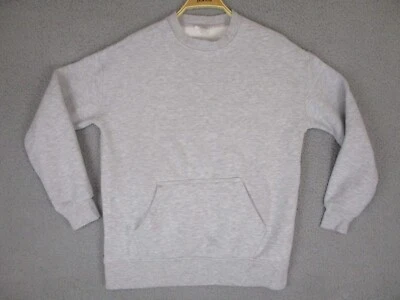 Suéter Danskin Mujer Pequeño Gris Manga Larga Cuello Redondo Pullover Polar Informal Foto 1 de 4