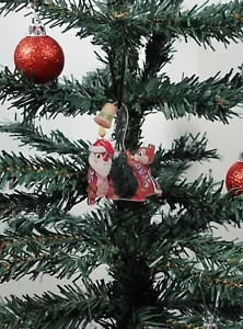 Disney Chip N Dale Weihnachtsschmuck Chipmunks Christbaumschmuck Retro 2D - Bild 1 von 4