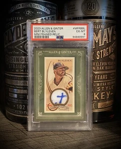 Bert Blyleven Unique Item w/Sharpie Markings PSA 6. 2023 Mini Allen Ginter Used - Picture 1 of 4