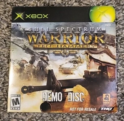 Sealed Full Spectrum Warrior: Ten Hammers (Xbox, 2006) "RARE" Demo Disc - Image 1 of 2