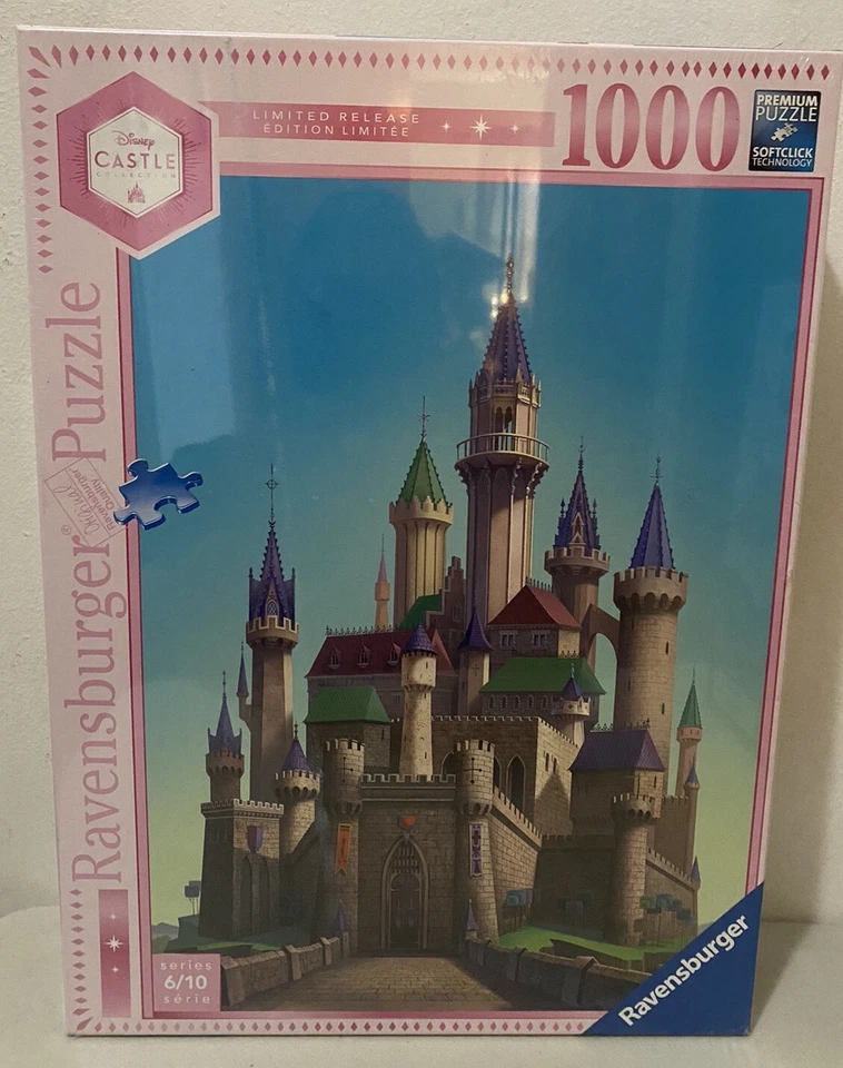 Disney Ravensburger Sleeping Beauty Aurora Castle Puzzle Limited Release