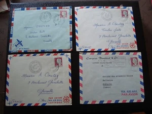 FRANCE - 4 enveloppes 1963/1964 (B17)  - Picture 1 of 1