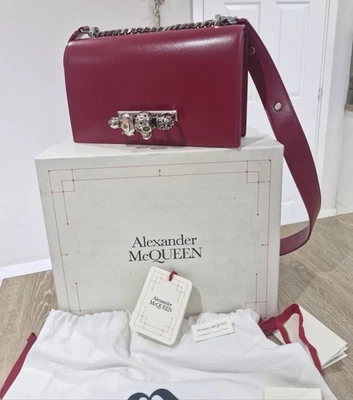 Alexander McQueen Large Satchel Cross Body Bag With Skull Design - Image 1 of 4