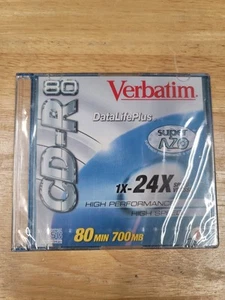 Verbatim Data Life Plus Super AZO CR-R 80 Min 700 MB 1X-24X Speed - Picture 1 of 2