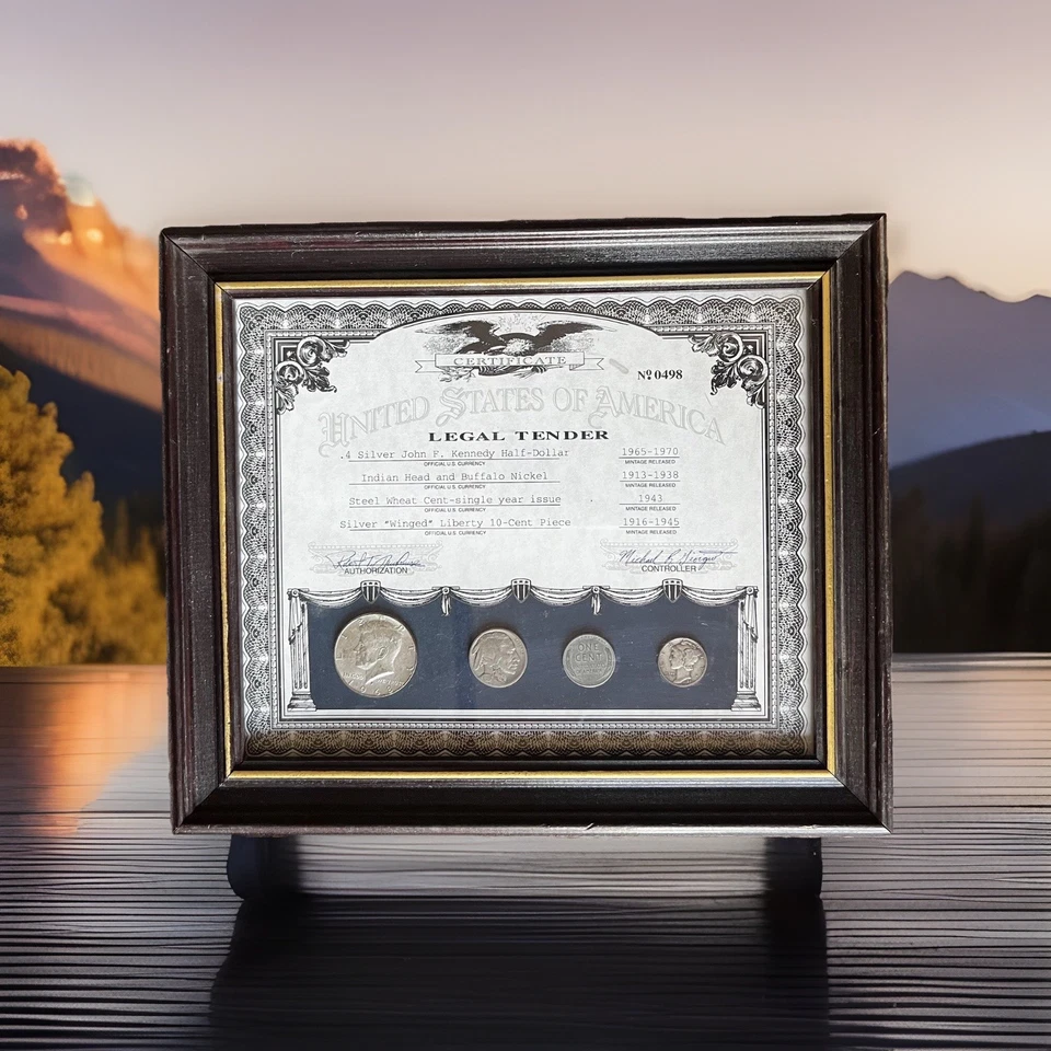 Legal Tender, US Mintage, Buffalo Nickel, 4 Rare Coins *•*• LOOK •*•* USA Money - Image 1 of 4