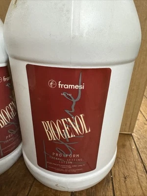 FRAMESI Biogenol Pro-Form Thermal Setting Lotion hair care vintage 1 gallon  - Image 1 of 3