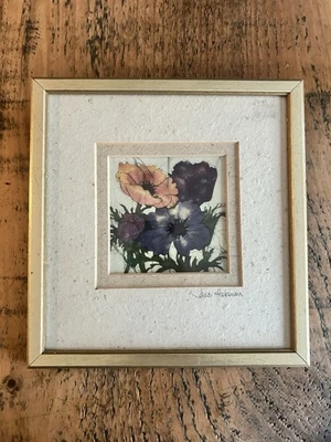 Original Vintage Signed Batik Print on Silk by Jane Hickman - Image 1 of 4