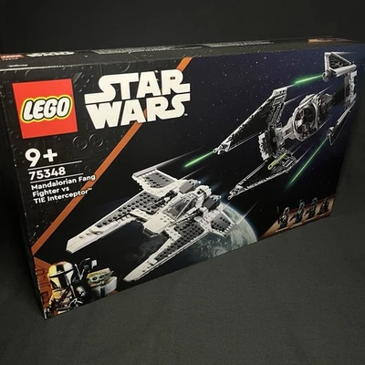 LEGO Star Wars | 75348 | Mandalorianischer Fang Fighter vs TIE Interceptor | NEU - Bild 1 von 2