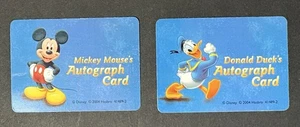 Disney Magic Kingdom Brettspiel Ersatz 2 Autogrammkarten Teile - Bild 1 von 2