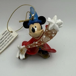 Vintage Walt Disney World Mickey Mouse Fantasia Ornament Tags Disney Parks - Picture 1 of 5