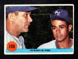 1970 Ovenca Venezuelan #188 The Best In The World Luis Aparicio Chico Carrasquel - Picture 1 of 2
