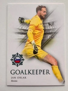 Jan Oblak Slovenia numbered /42 trading card soccer Futera Unique - Picture 1 of 3