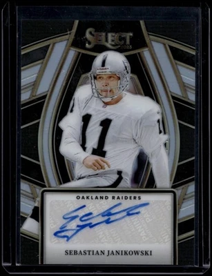 2023 Panini Select Football Sebastian Janikowski #SELS-SJA Silver Auto - Image 1 of 2
