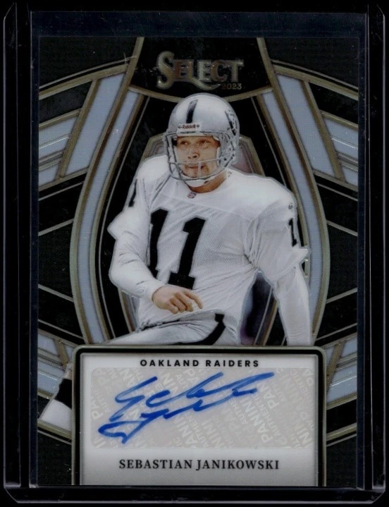 2023 Panini Select Football Sebastian Janikowski #SELS-SJA Silver Auto - Image 1 of 2