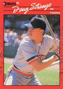 1990 Donruss #535 Doug Strange - Picture 1 of 2