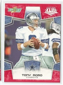 Score Super Bowl 2008 rojo Dallas Cowboys Tony Romo #77 - Imagen 1 de 1