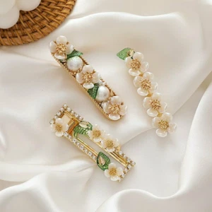 Mode Damen Mädchen Blume süße Haarspange Haarspangen Haarnadel Haarschmuck - Bild 1 von 4